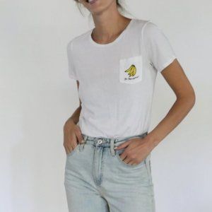 4/$20 Old Navy "Go Bananas" Relaxed Fit Pocket Tee